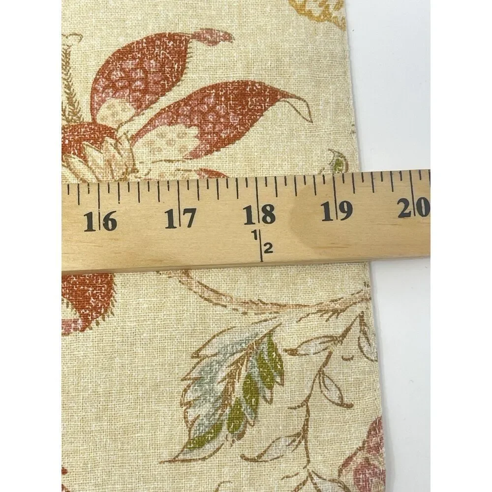 Pottery Barn Parrot Pineapple Palampore Floral Linen Cotton Placemats Set Of 4